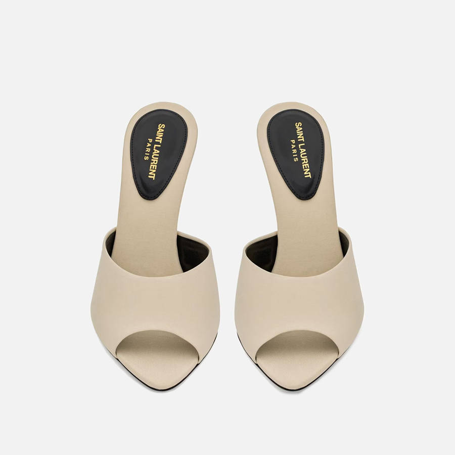 Brown Women Kith Saint Laurent Suite 105 Mule San Heels | 8304-CZHPT