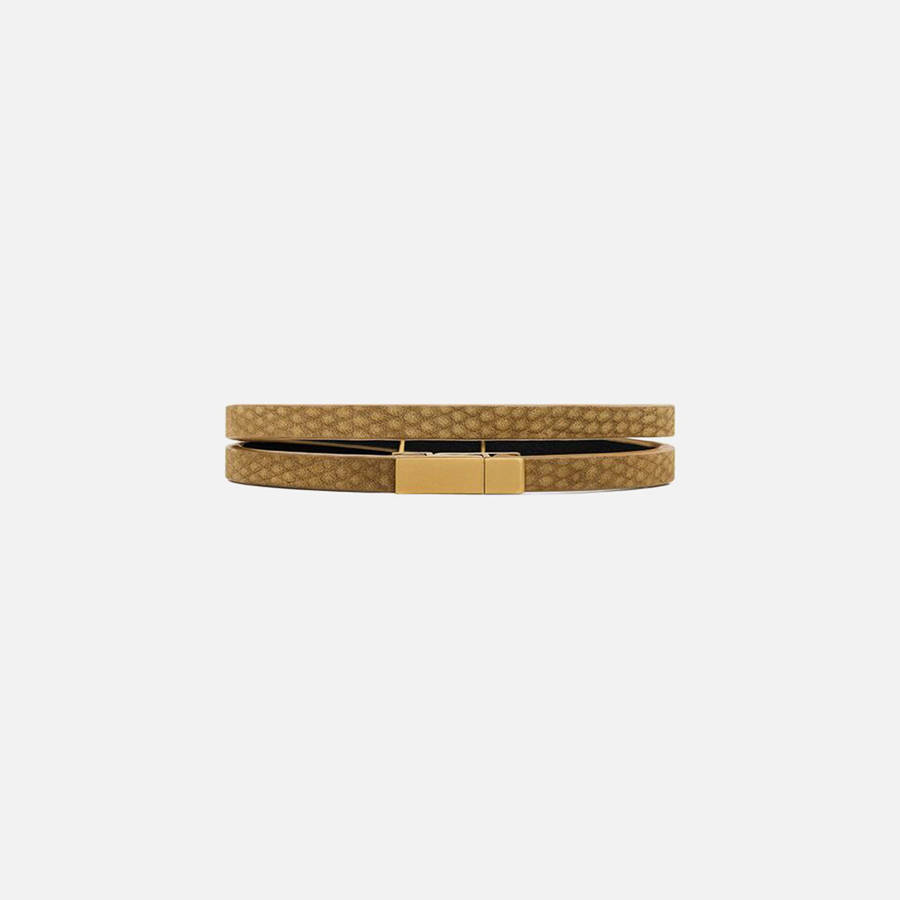 Brown Women Kith Saint Laurent YSL Wrap Around Bracelet Jewelry | 7105-GCIDW
