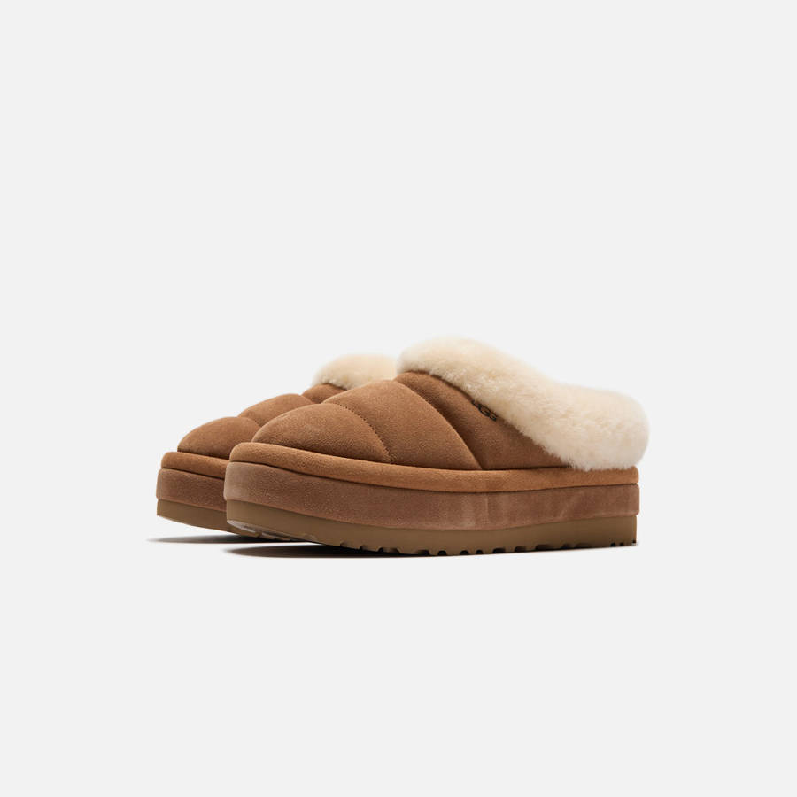 Brown Women Kith UGG Tazzlita Platform Mules | 7021-VHXSE