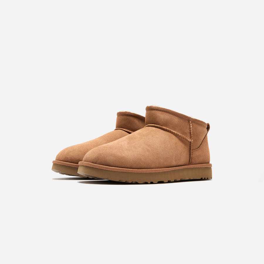 Brown Women Kith UGG WMNS Classic Ultra Mini Boots | 9157-TRWYO