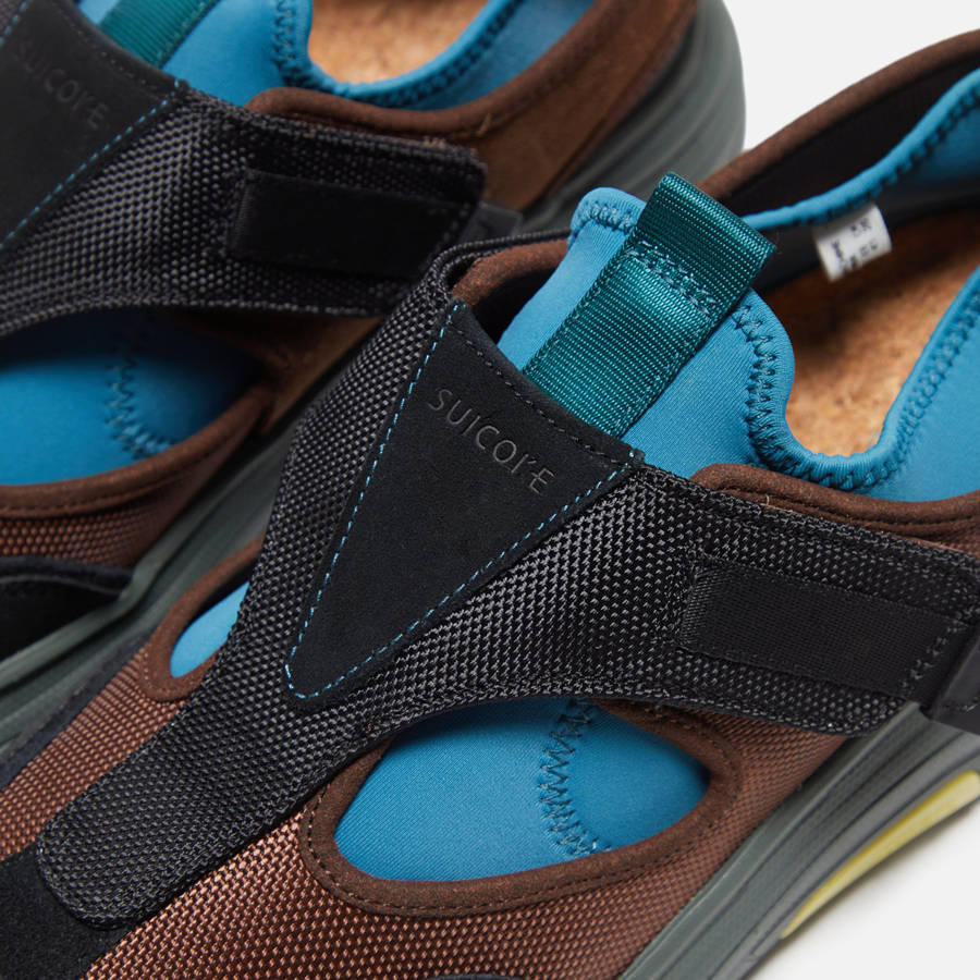 Brown / Green Men Kith Suicoke Tred Sneakers | 4716-DEURA