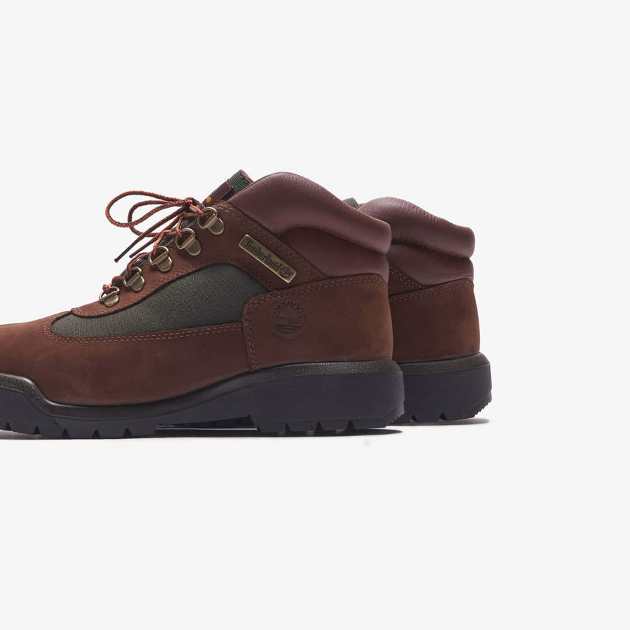 Brown / Green Men Kith Timberland Field Boots | 5820-XCQAT