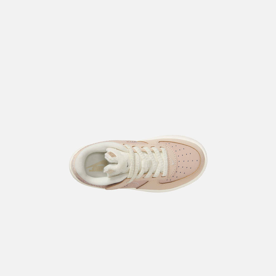 Brown / White Kids' Kith Nike PS Force 1 Low Easyon Se Sneakers | 3276-BRDTQ