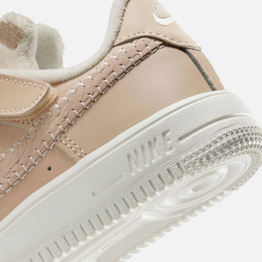 Brown / White Kids' Kith Nike PS Force 1 Low Easyon Se Sneakers | 3276-BRDTQ