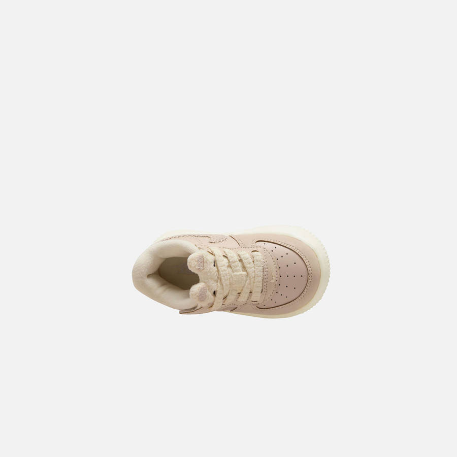 Brown / White Kids' Kith Nike TD Force 1 Low Easyon Se Sneakers | 3218-WFMTC