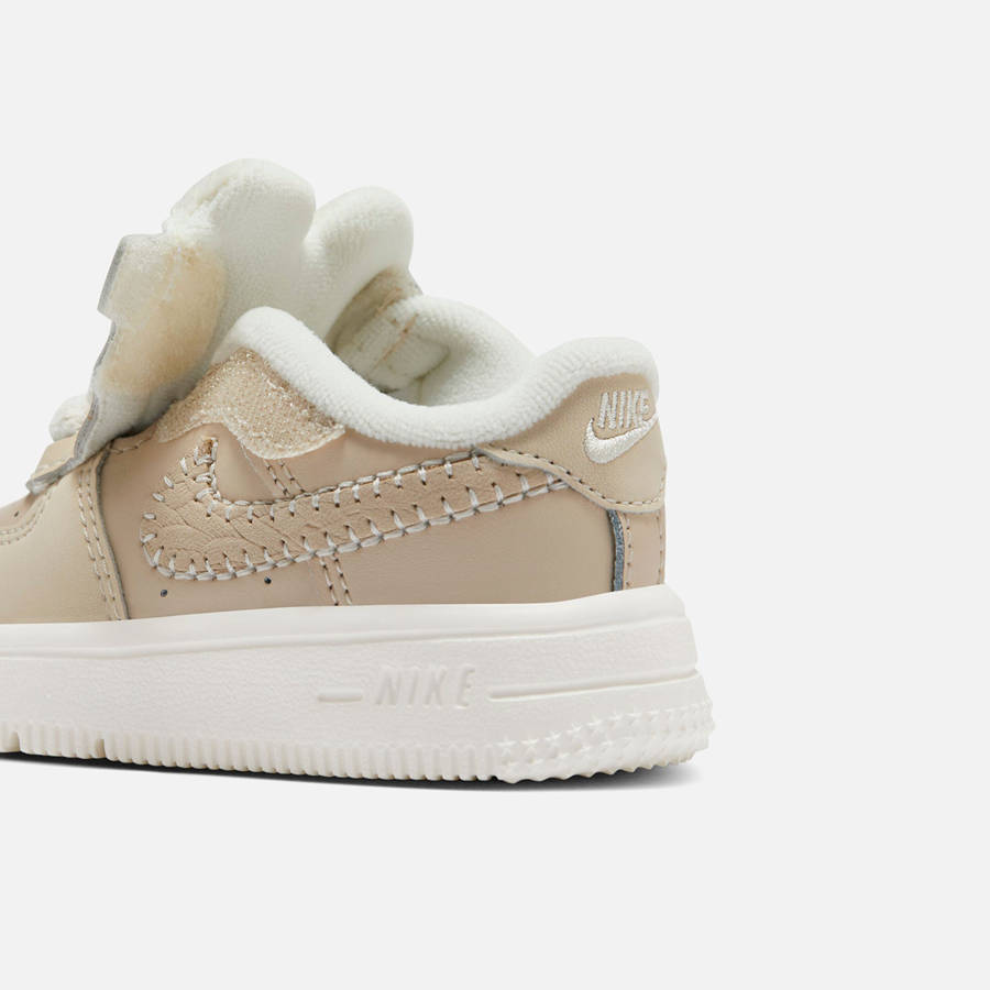Brown / White Kids' Kith Nike TD Force 1 Low Easyon Se Sneakers | 3218-WFMTC