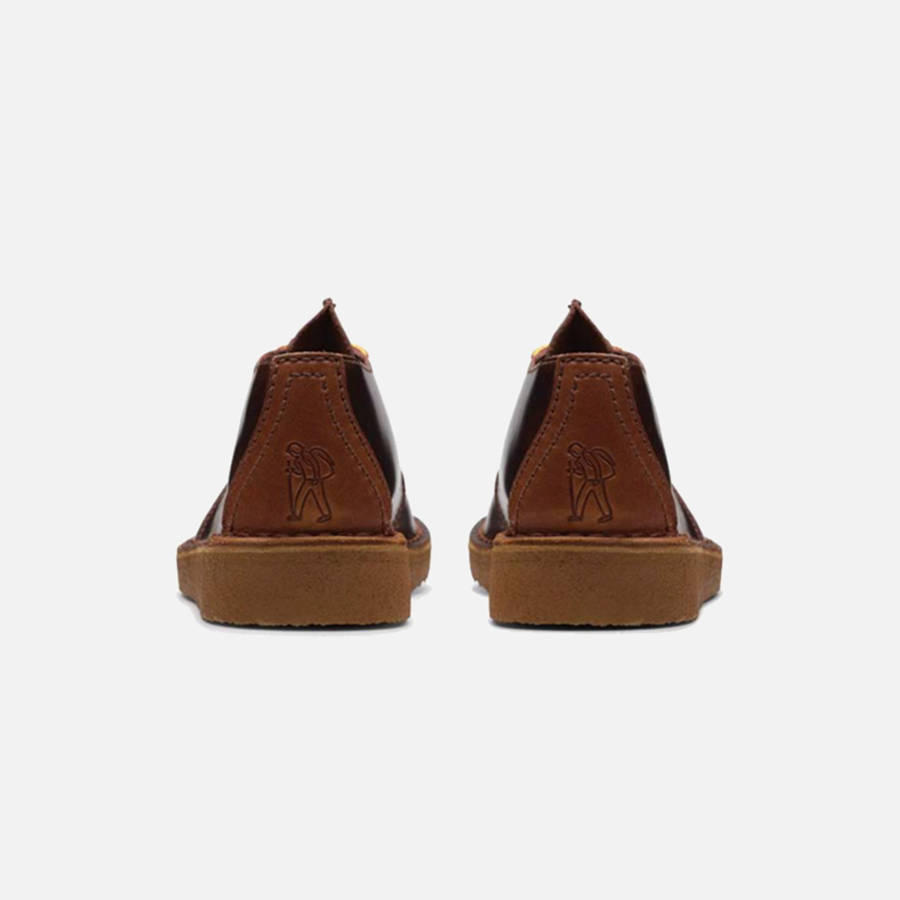 Burgundy Men Kith Clarks Desert Trek Boots | 7126-HMJTC