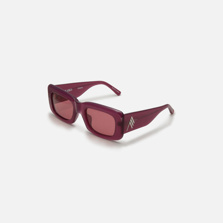 Burgundy Women Kith The Attico Marfa Frame Eyewear | 5920-IWLAY