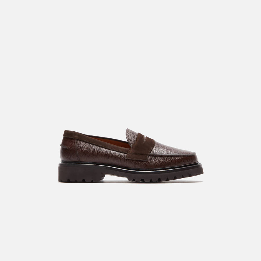 Chocolate Men Kith Blackstock and Weber The Ellis Penny Loafers | 5670-EKTCG