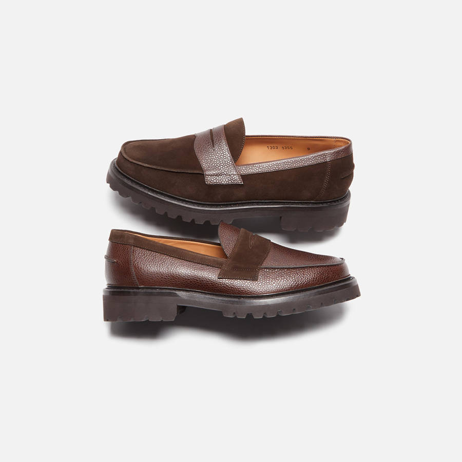Chocolate Men Kith Blackstock and Weber The Ellis Penny Loafers | 5670-EKTCG
