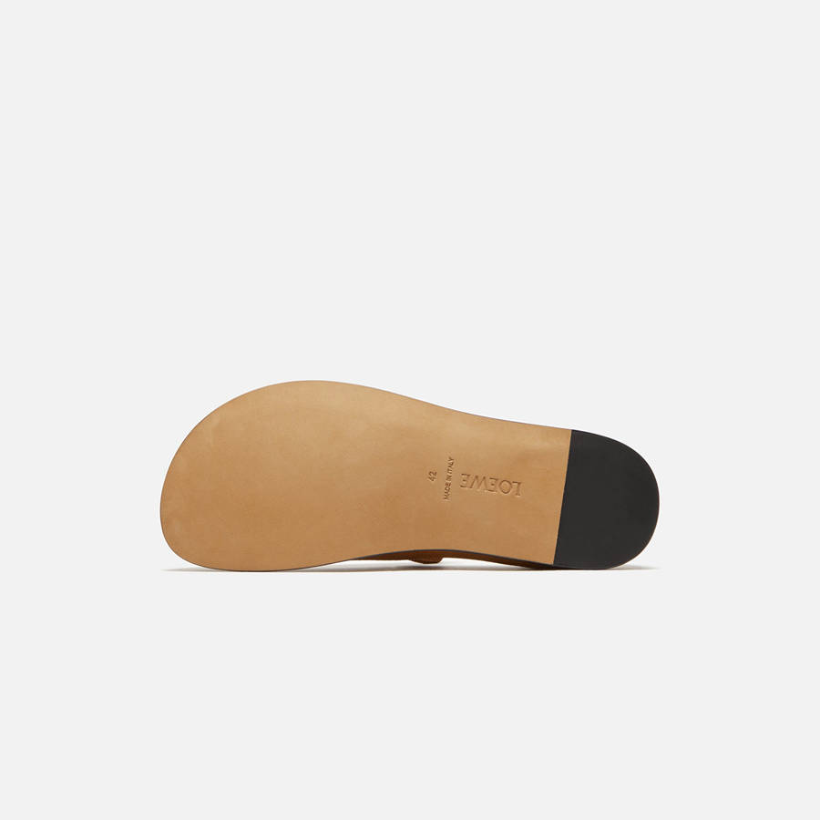 Chocolate Men Kith Loewe Flex Loafers | 2635-PLWCR