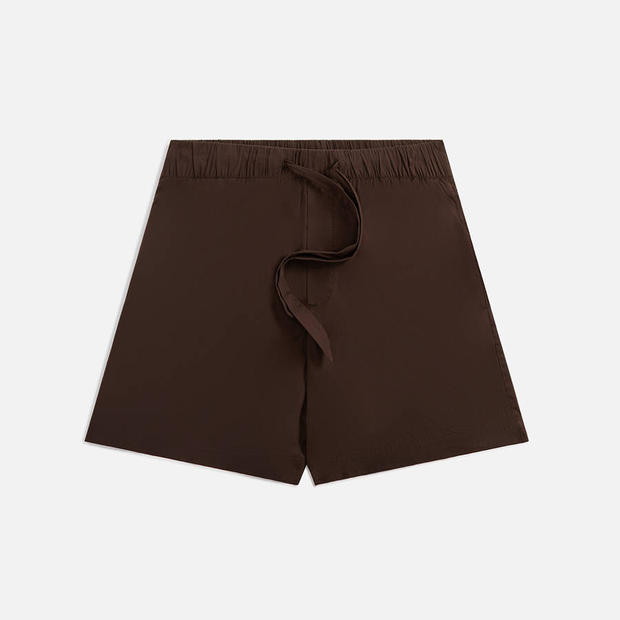 Coffee Men Kith Tekla Poplin Pajama Shorts Underwear | 6740-ATBKO