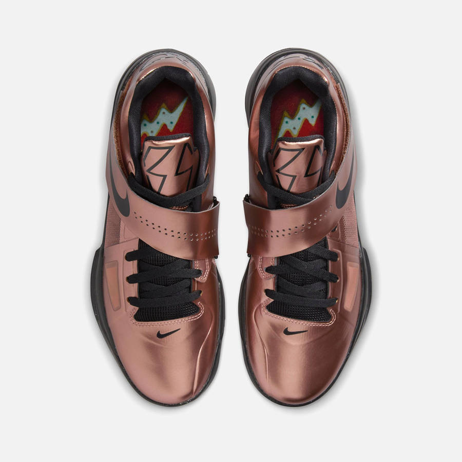 Copper / Black Men Kith Nike KD IV Sneakers | 0361-GIVCD