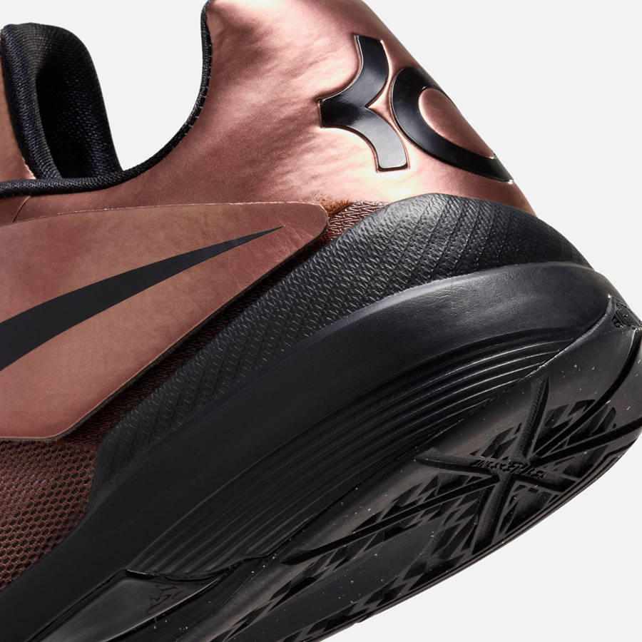 Copper / Black Men Kith Nike KD IV Sneakers | 0361-GIVCD