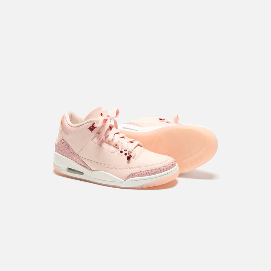Coral / Red Women Kith Nike WMNS Air Jordan 3 Retro Sneakers | 0639-GHZRW