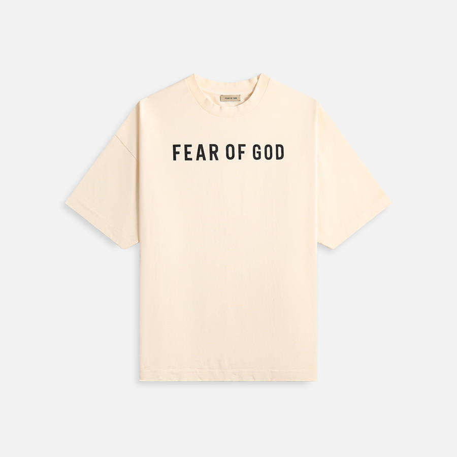 Cream Men Kith Fear of God T-Shirt | 1826-KNROX