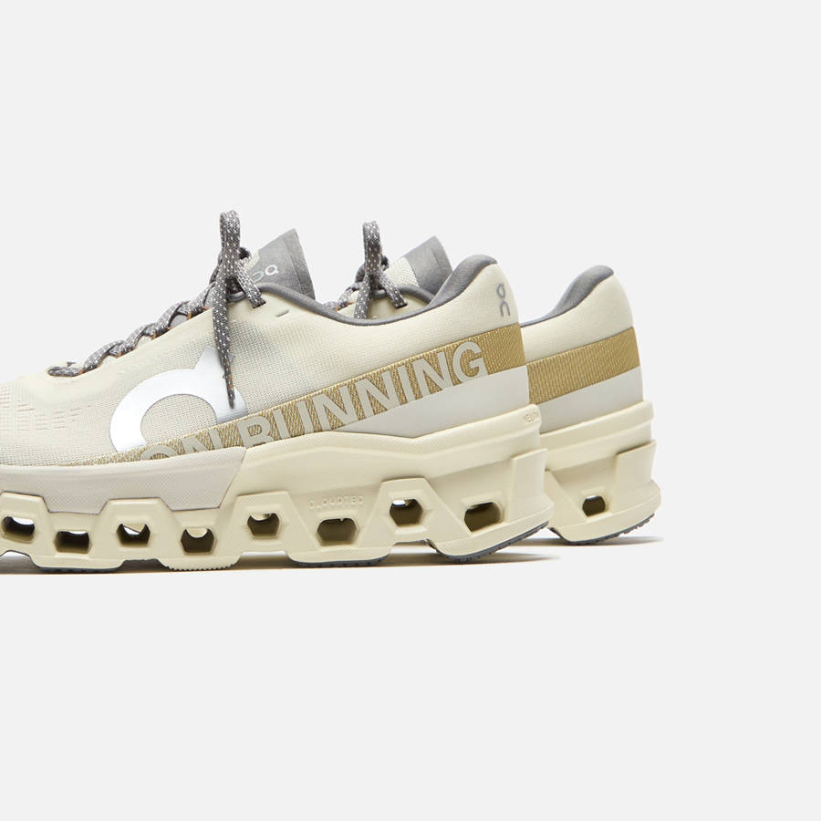 Cream Women Kith On Running Cloudmonster 2 Sneakers | 0198-ZTXVR