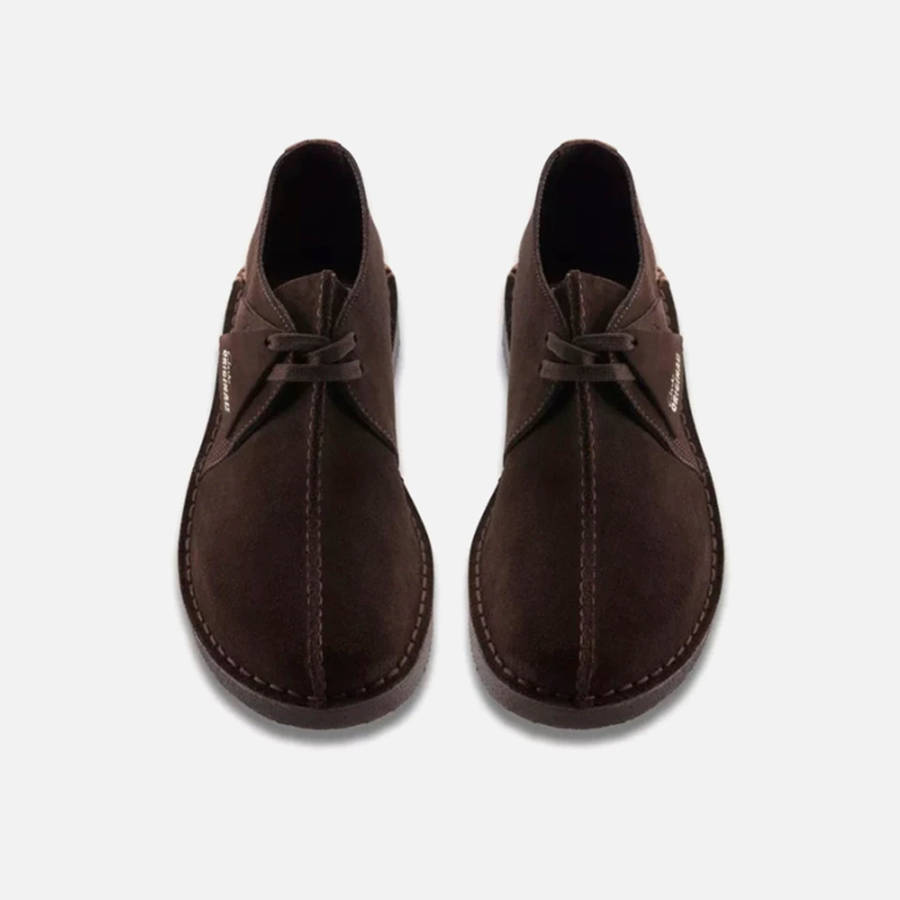 Dark Brown Men Kith Clarks Desert Trek Boots | 1769-XDKRT