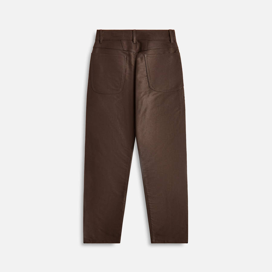 Dark Brown Men Kith Lemaire Twisted Workwears Pants | 1973-RUIXE