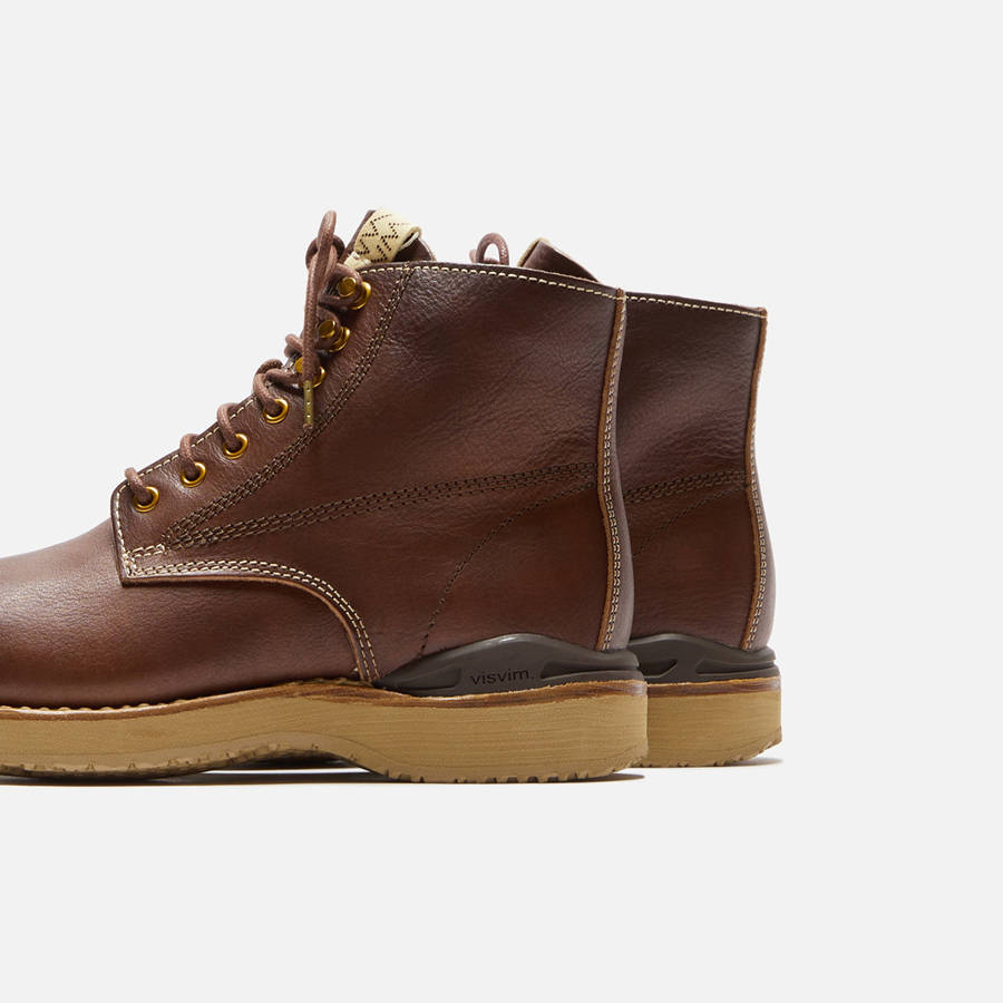 Dark Brown Men Kith Visvim Virgil Cap Boots | 8932-SQUNM