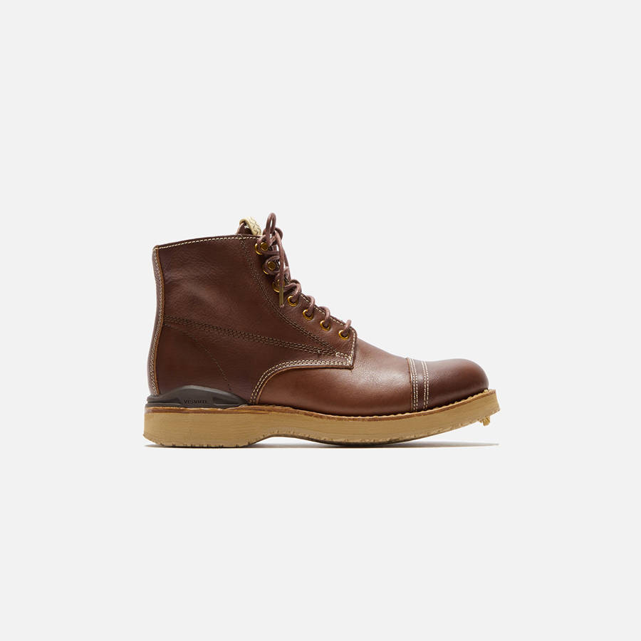 Dark Brown Men Kith Visvim Virgil Cap Boots | 8932-SQUNM