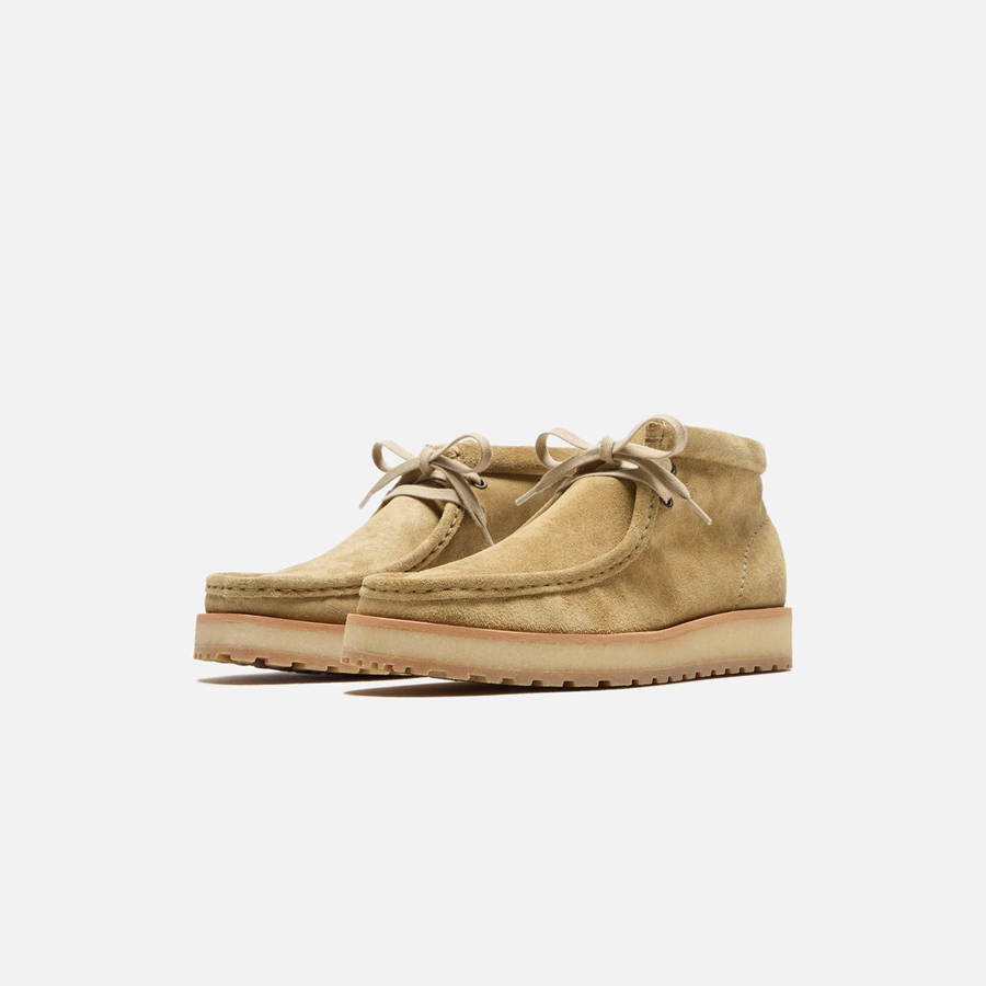 Dark Brown Women Kith Clarks Wallabee Scout Boots | 0937-FAZGP