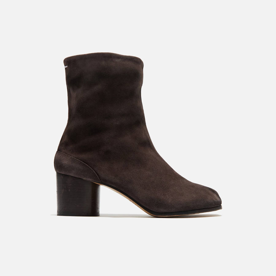 Dark Brown Women Kith Maison Margiela WMNS Tabi Ankle H60 Boots | 5074-KHYVQ
