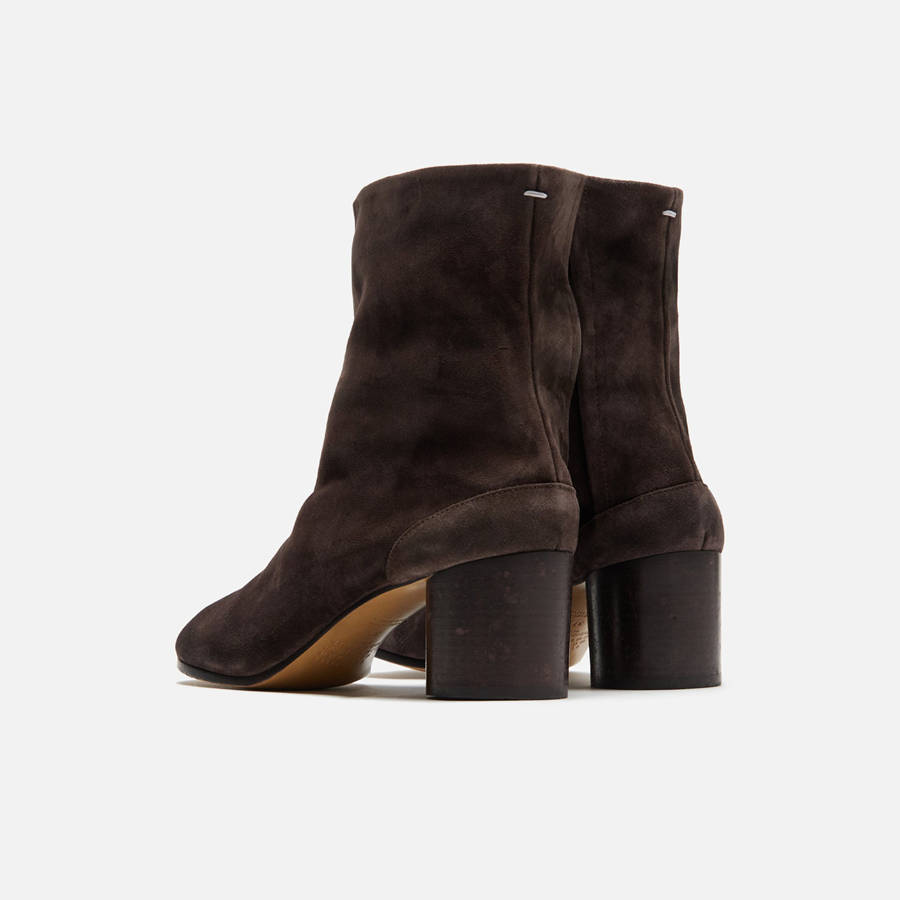 Dark Brown Women Kith Maison Margiela WMNS Tabi Ankle H60 Boots | 5074-KHYVQ