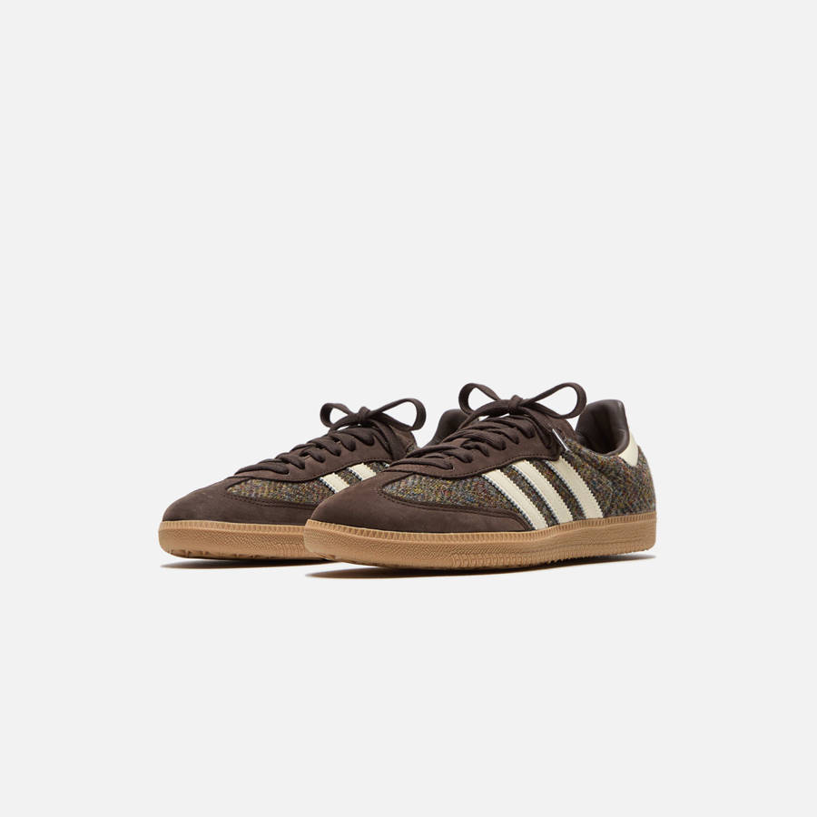 Dark Brown / Cream White Men Kith adidas Samba OG Sneakers | 3902-WHSTV