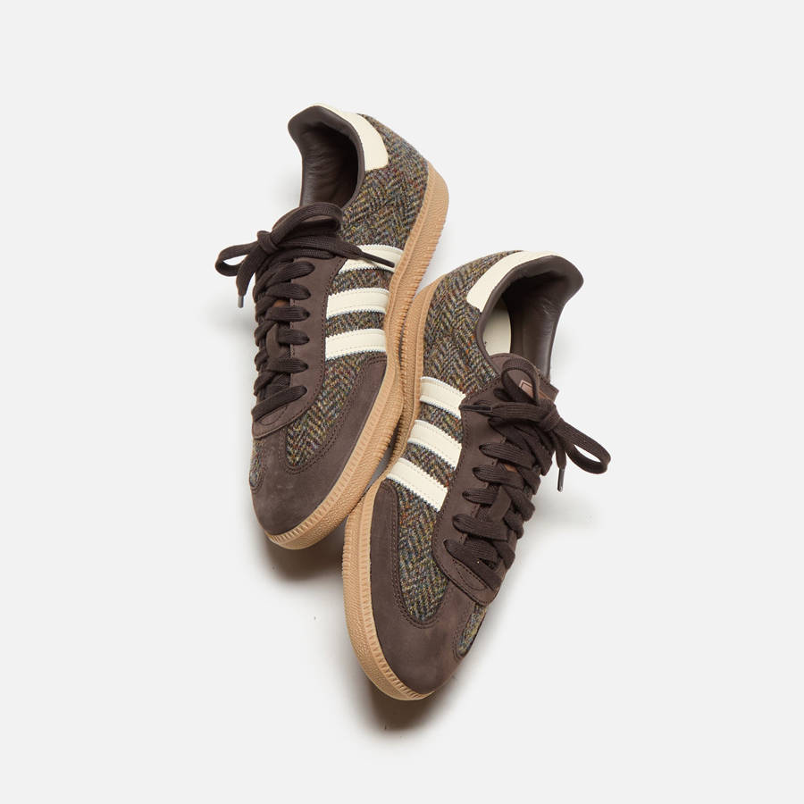 Dark Brown / Cream White Men Kith adidas Samba OG Sneakers | 3902-WHSTV