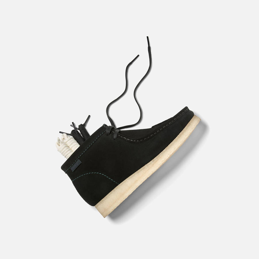 Dark Green Men Kith and Clarks for New York Mets Wallabee Boots | 1690-QIZMF