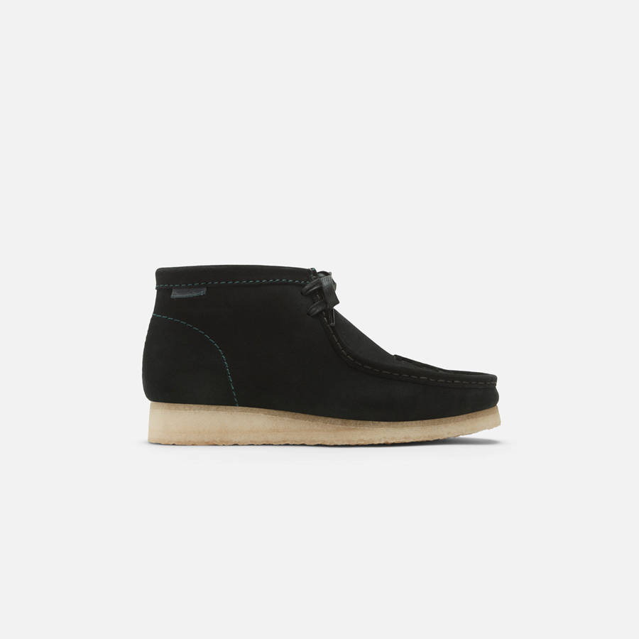 Dark Green Men Kith and Clarks for New York Mets Wallabee Boots | 1690-QIZMF
