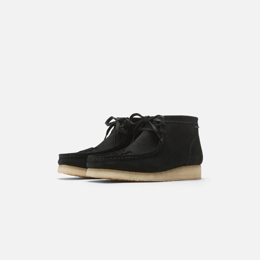 Dark Green Women Kith and Clarks for New York Mets Wallabee Boots | 6947-WENUX