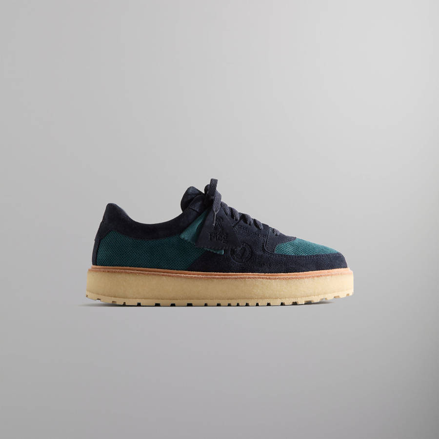 Dark Grey Men Kith 8th St by Ronnie Fieg for Clarks Originals Sandford 2 Sneakers | 7468-CZETJ