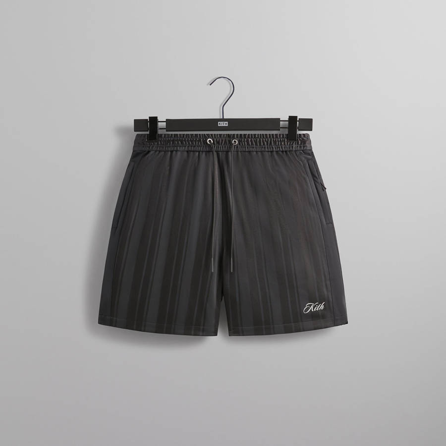 Dark Grey Men Kith Pinstripe Tricot Active Shorts | 1940-DCGLU