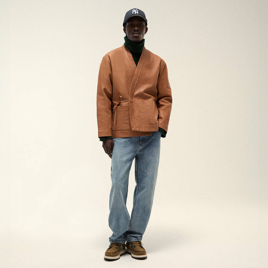 Dark Indigo Men Kith Centre Straight Pants | 5642-PZEJU