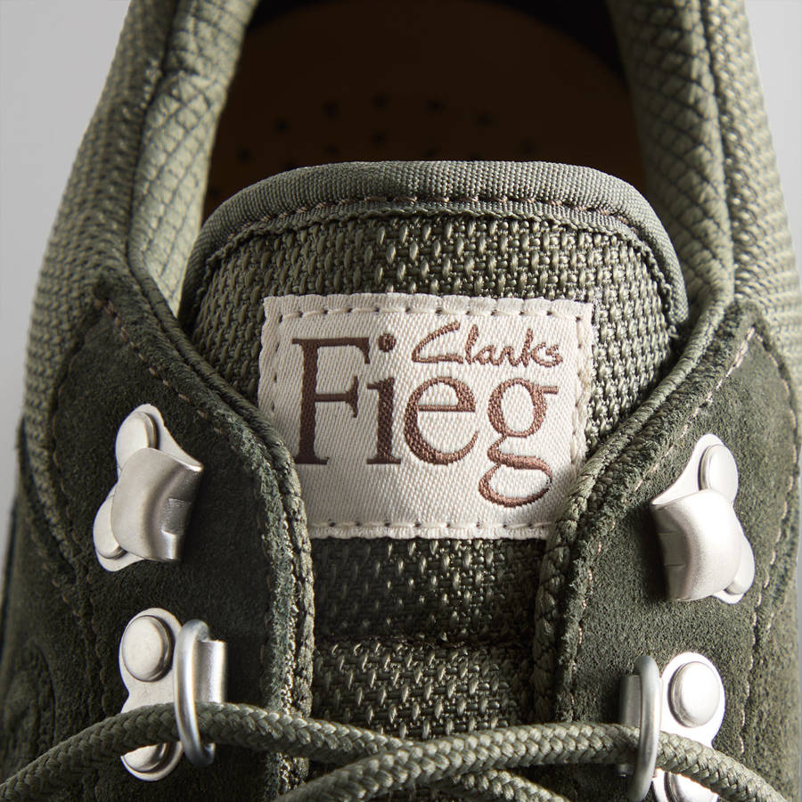 Dark Olive Men Kith 8th St by Ronnie Fieg for Clarks Originals Laddow Sneakers | 6481-QKLYG