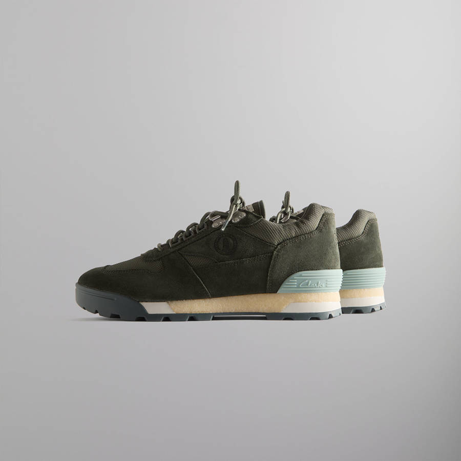 Dark Olive Men Kith 8th St by Ronnie Fieg for Clarks Originals Laddow Sneakers | 6481-QKLYG