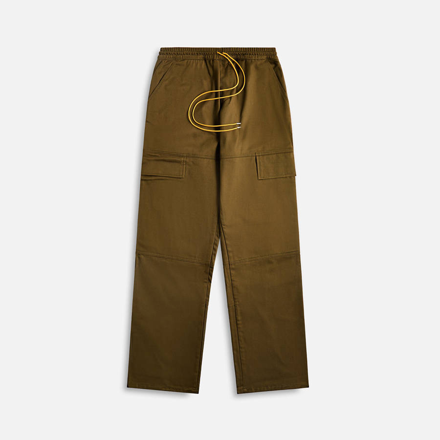 Dark Olive Men Kith Rhude Plateau Cargo Pants | 0437-JAMGO