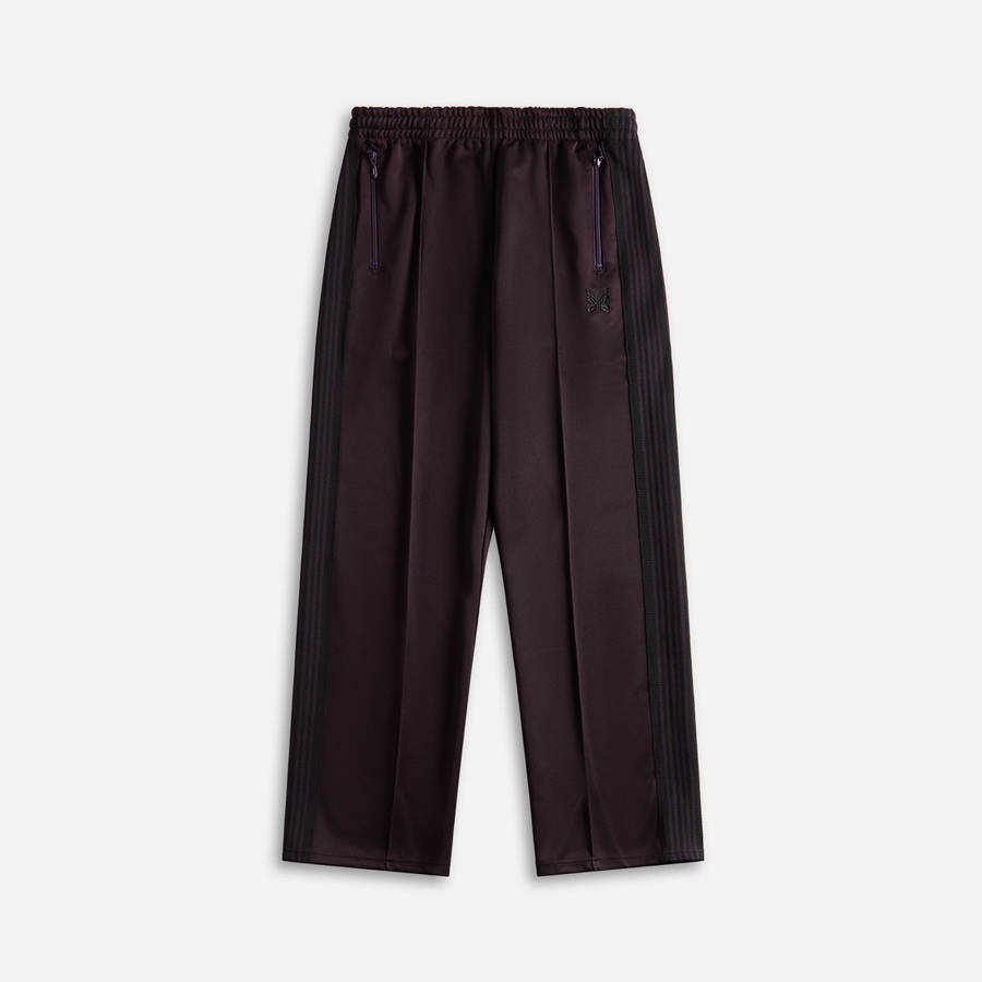 Dark Purple Men Kith Needles Poly Smooth Track Pants | 9321-DENLZ