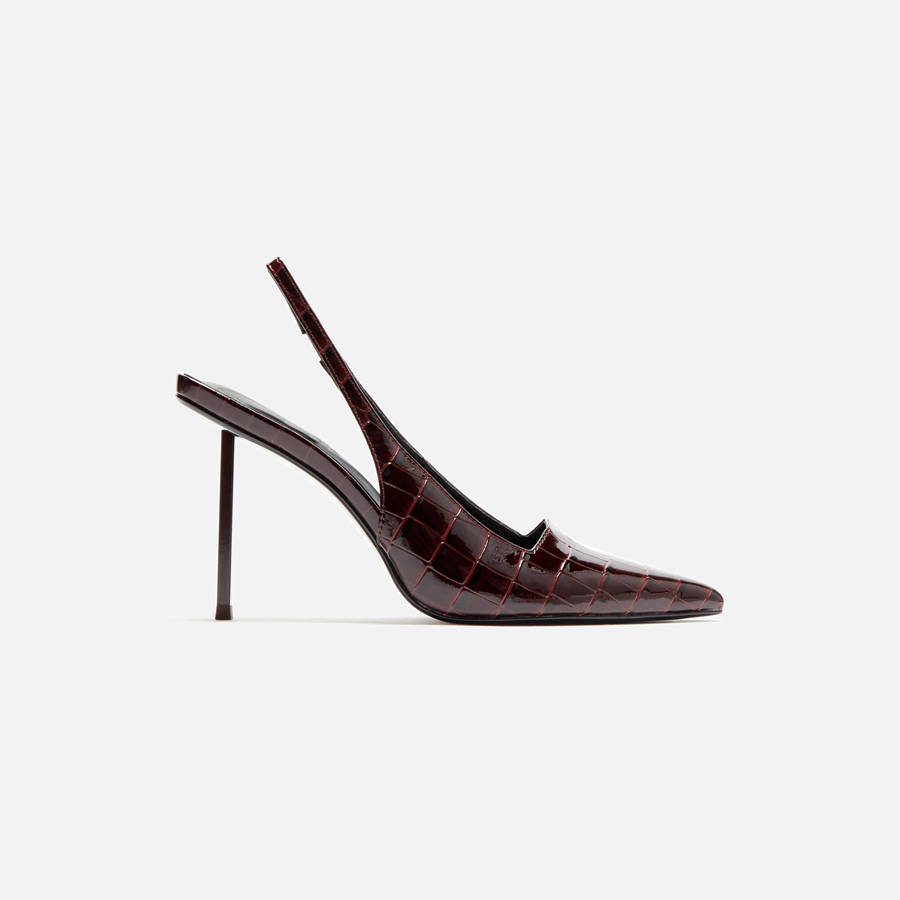 Dark Red Women Kith Femme LA Naxos Slipper Heels | 0196-FEMRX