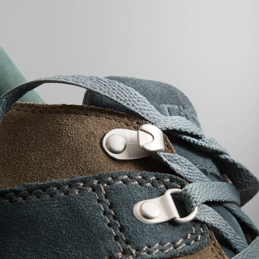 Dark Turquoise Men Kith 8th St by Ronnie Fieg for Clarks Originals Sunderland Sneakers | 6351-JHOAS