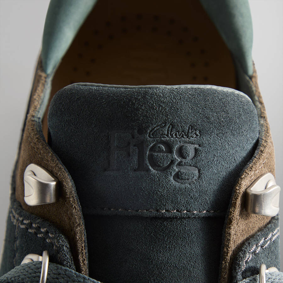 Dark Turquoise Men Kith 8th St by Ronnie Fieg for Clarks Originals Sunderland Sneakers | 6351-JHOAS