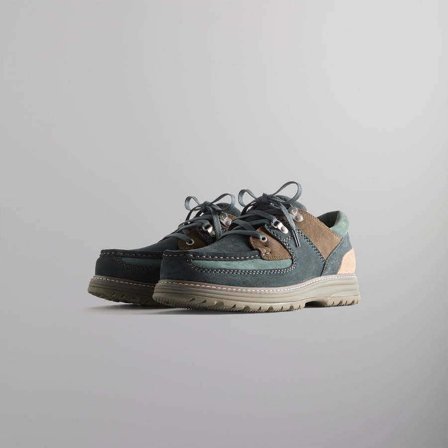 Dark Turquoise Men Kith 8th St by Ronnie Fieg for Clarks Originals Sunderland Sneakers | 6351-JHOAS