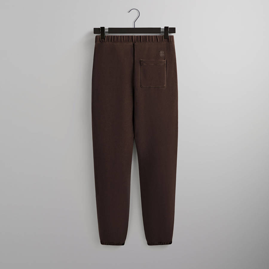 Deep Brown Men Kith Compact Knit Nelson Sweat Pants | 4867-PHNDI