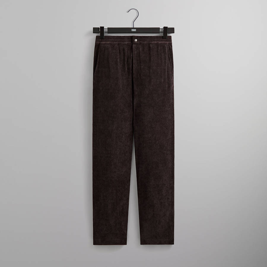 Deep Brown Men Kith Corduroy Walter Pants | 3269-CPHFY