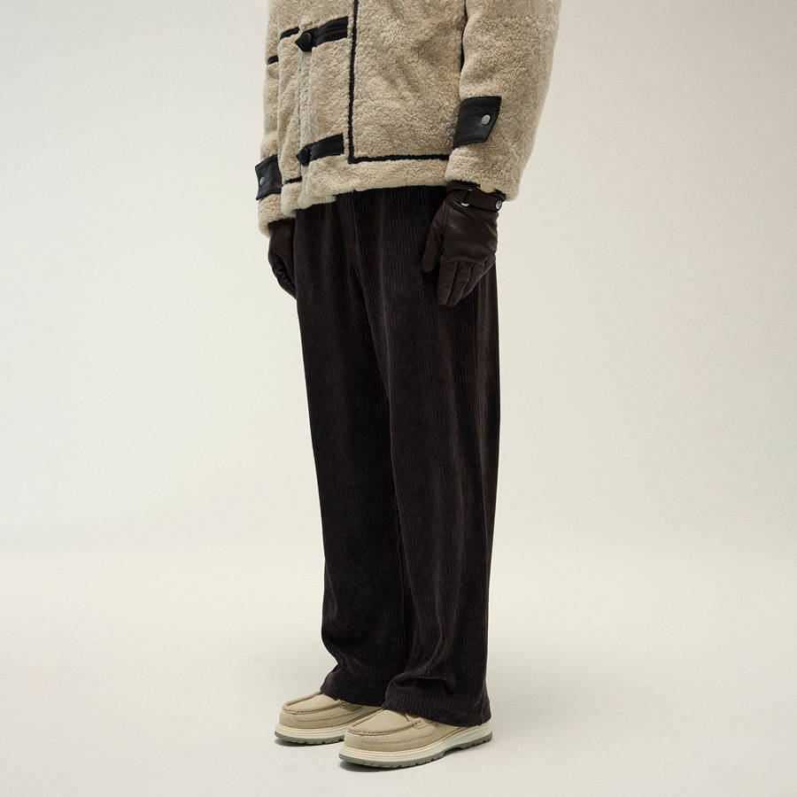 Deep Brown Men Kith Corduroy Walter Pants | 3269-CPHFY