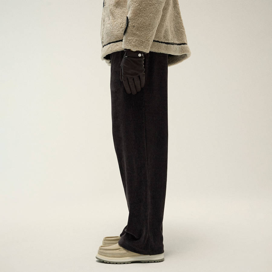 Deep Brown Men Kith Corduroy Walter Pants | 3269-CPHFY