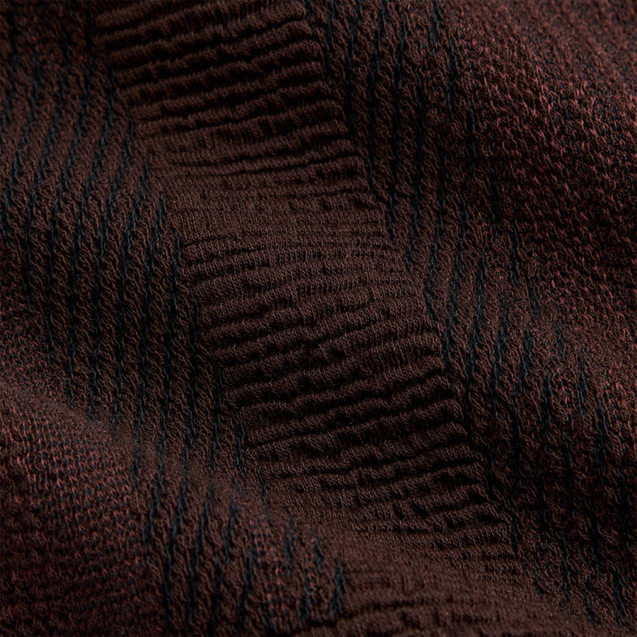 Deep Brown Men Kith Geometric Knit Elmhurst Pants | 2013-DLZJE