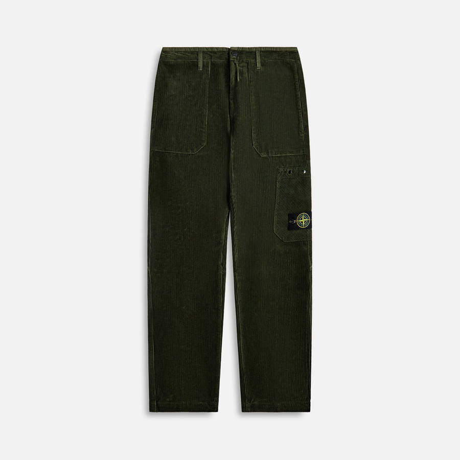 Deep Brown Men Kith Stone Island Corduroy Pants | 2918-ZNYRU
